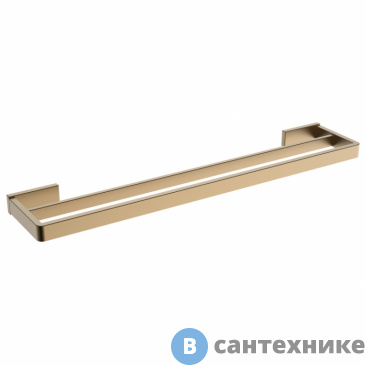 картинка Полотенцедержатель двойной ABBER Westen AA1757G золото матовое
