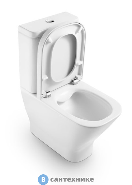 Унитаз напольный Roca GAP 34273700H Clean Rim, vario (без бачка)