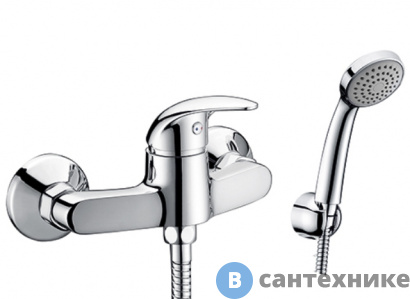 картинка Смеситель WasserKRAFT Isen 2602 для душа латунь, хромоникелевое покрытие