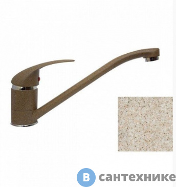 картинка Смеситель GranFest Эко-М 3322 для кухни D-40mm (песочный)
