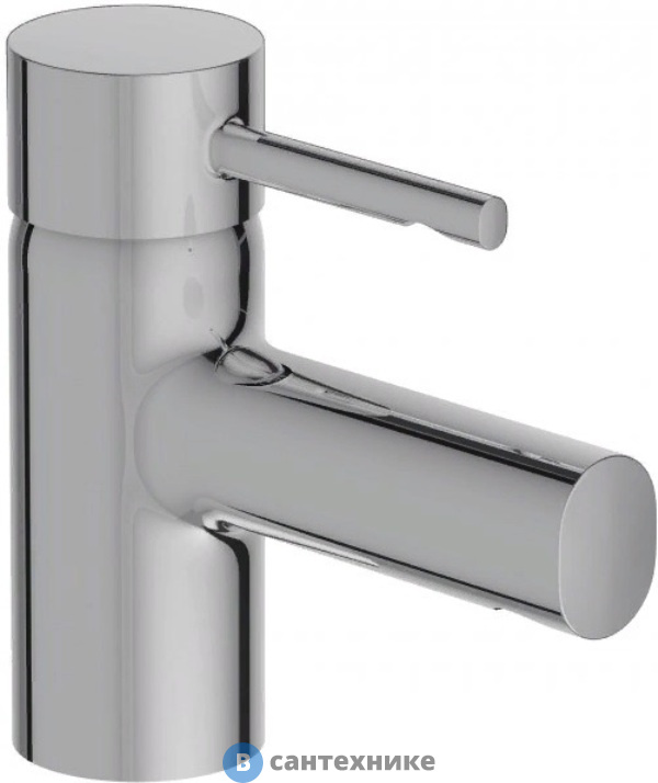 Смеситель Jacob Delafon CUFF E98297-CP на умывальник без донного клапана, уменьшенный (хром)