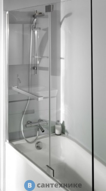 Шторка Jacob Delafon E4931-GA для ванны BAIN-DOUCHE, ADEQUATION (хром)