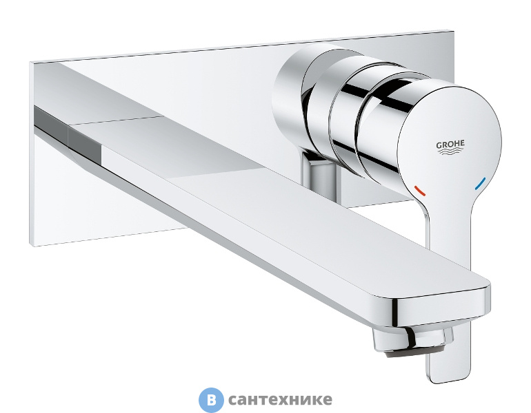 Смеситель Grohe Lineare 23444001 для раковины на 2 отв, без внутренней части