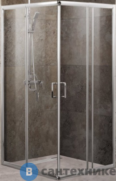 картинка Душевой уголок BelBagno UNIQUE-A-2-75/90-C-Cr ((750-900)x(750-900)x1900) без поддона