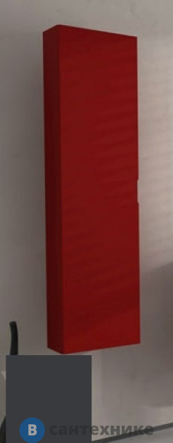 Колонна Cezares 44672 подвесная с одной распашной дверцей, реверсная Grigio scuro vene (35х20х140)