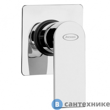 картинка Смеситель Jacuzzi 0TI00410JA00 Twilight встраиваемый для душа на 1 выход, хром