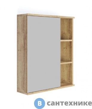 картинка Шкаф-зеркало Onika ЛЕГРАН дуб галифакс 50.00 универсальный // (205022)