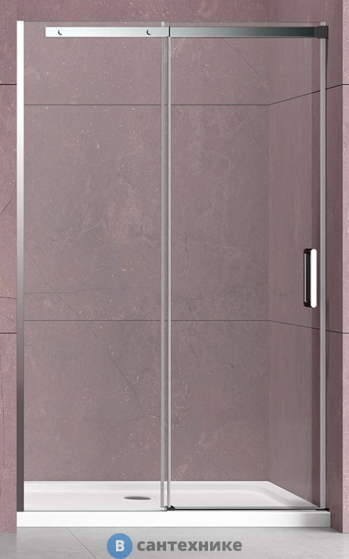 Душевая дверь Vincea Dice VDS-4D110CL, 1100, хром, стекло прозрачное