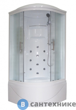 картинка Душевая кабина Royal Bath RB 100NRW-C 1000x1000x2170 (матовое)