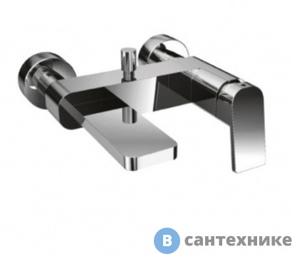 картинка Смеситель Cezares TREND-VM-01-Cr для ванны и душа однорычажный, хром, ручки хромированные