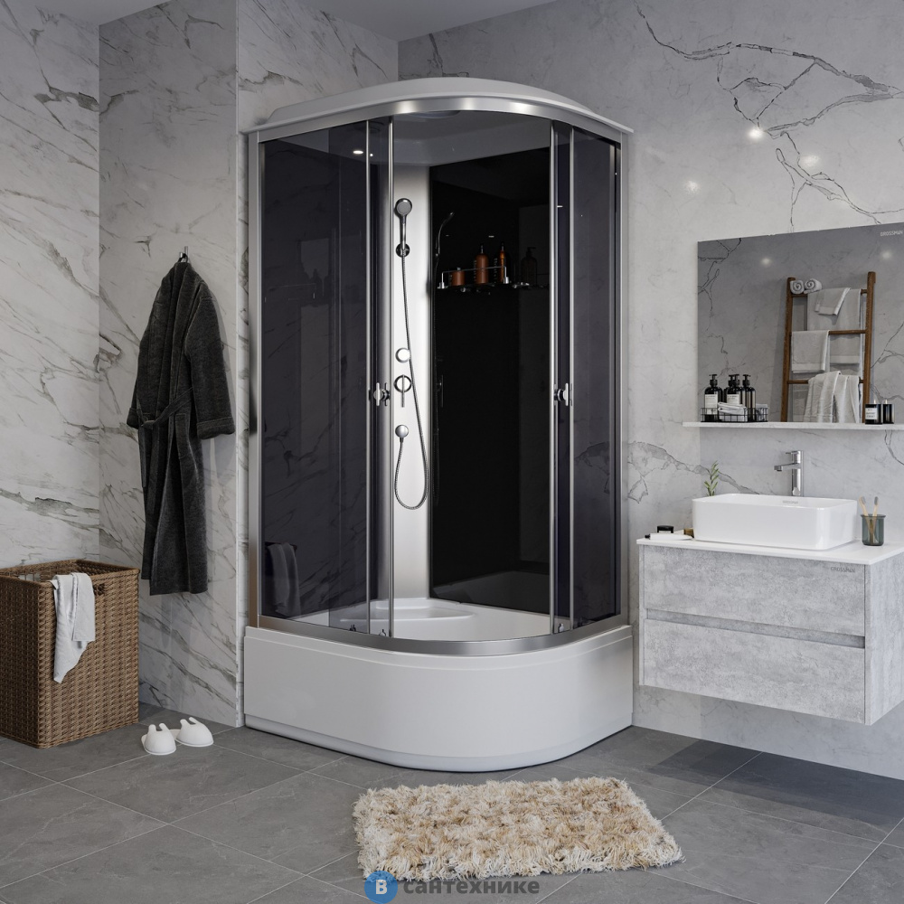 Душевая кабина Niagara Eco E120/90/40L/TN (1200х900х2150)