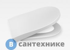 Сиденье Armani Roca Baia лакированное с механизмом плавного опускания, белый (7.801C.3.200.B)