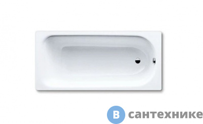 картинка Ванна стальная Kaldewei Eurowa ванна 310-1 150х70 (119612030001), без ножек