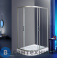картинка Душевое ограждение WELTWASSER WW500 С 120/90/189 R 1200х900х1890 мм без поддона