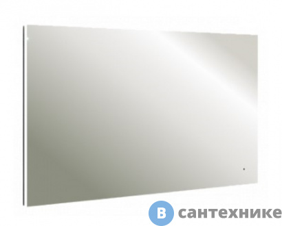 картинка Зеркало Aquanika Quadro 100х70 AQQ10070RU126 реверсивное крепление, датчик на движения, антипар