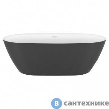 картинка Акриловая ванна Black&White SB330 Grey (1700x780x600)