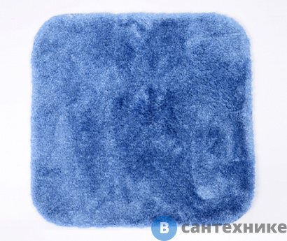 картинка Коврик WasserKRAFT Wern BM-2504 Dark Blue для ванной комнаты