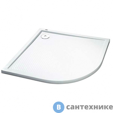 картинка Душевой поддон Huppe PURANO 202151.055 1/4 круга 900х900 белый, без сифона