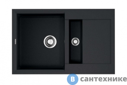 картинка Кухонная мойка OMOIKIRI Sakaime 78-2-BL черный (4993114)