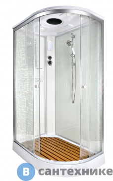 картинка Душевая кабина Deto ЕМ1512 L с электрикой (1200*800*2200)