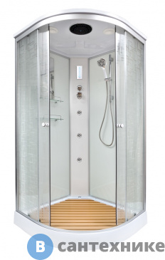 картинка Душевая кабина Deto ЕМ1590 с гм. и эл. (900*900*2200)