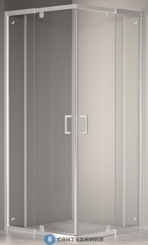 Душевой уголок RGW PA-038 хром/Прозрачное/6 мм 80-90*80-90*195 (350803888-11), без поддона