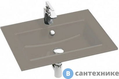 картинка Раковина на столешницу Jacob Delafon VOX EB2105-DD4 стеклянная /60/ (коричневая)