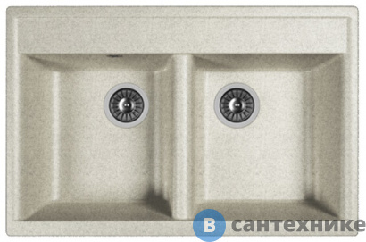картинка Кухонная мойка Dr. Gans Астра 780, серый СМс (25.060.E0780.408)