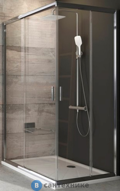 Душевое ограждение Ravak Blix BLRV2K-120 блестящий + стекло Транспарент (1XVG0C00Z1)