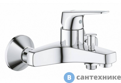 картинка Смеситель Grohe 23601000 BauFlow для ванны