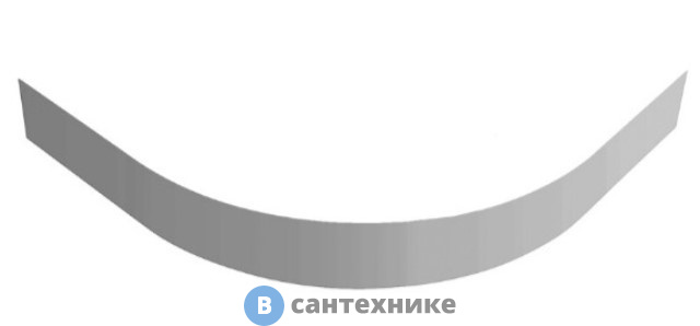 Акриловый экран Cezares TRAY-M-R-80-SCR (800x800x35) для поддона