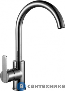 картинка Смеситель Alveus TONIA BRS нержавеющая сталь (1129055)
