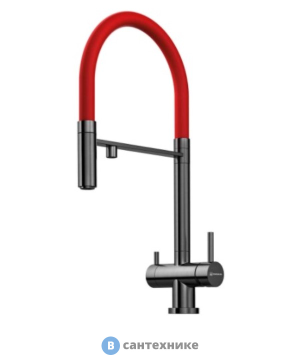 Смеситель OMOIKIRI Kanto-PVD-GM для кухни красный (4994013)