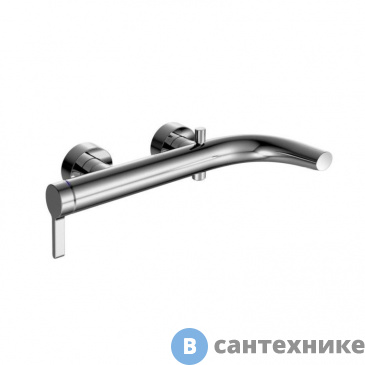 картинка Смеситель Keuco EDITION 400 для ванны DN 15, для наружного монтажа, хром (51520010100)