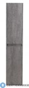 Шкаф BelBagno KRAFT KRAFT-1600-2A-SC-CG-L подвесной с двумя распашными дверцами с доводчиками, с двумя полками, левосторонний, Cemento Grigio, 330x300x1600