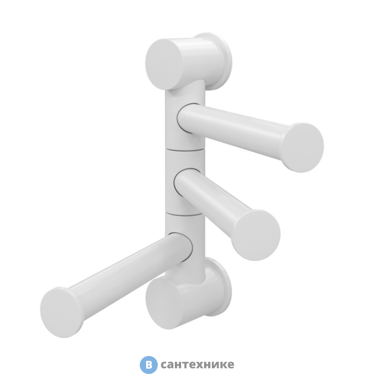 Держатель WasserKRAFT K-1053 white полотенец тройной