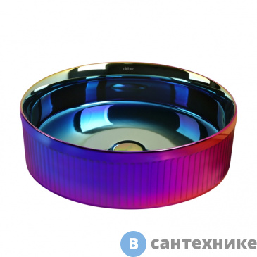 картинка Раковина ABBER Bequem AC2114Regen накладная, хамелеон