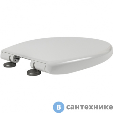 картинка Сиденье Jacob Delafon 017503 BRIVE дюропласт быстросъемное с микролифтом, белый