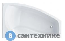 Ванна акриловая Santek Майорка XL 160х95 правосторонняя (1WH111990), без каркаса и сифона