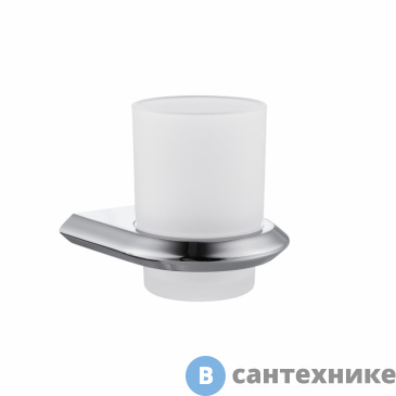 картинка Стакан ABBER Nord AA1556 для зубных щеток, хром