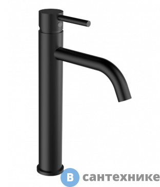 картинка Смеситель Agger Zest A0712144 однозахватный для накладной раковины, чёрный