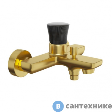 картинка Смеситель Paini 18PJ111PZ Domus для ванны, без аксессуаров, матовое золото PVD