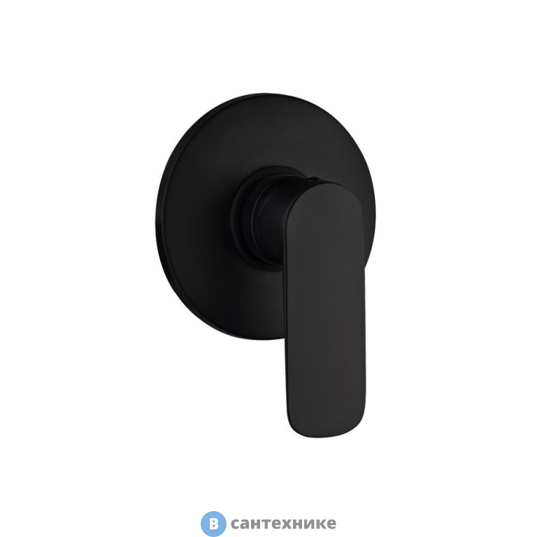 Cмеситель Paini 09YO690 Nove для душа встраиваемый, чёрный