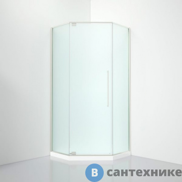 картинка Душевое ограждение Black&White S815 CF (1000х1000х1950), без поддона