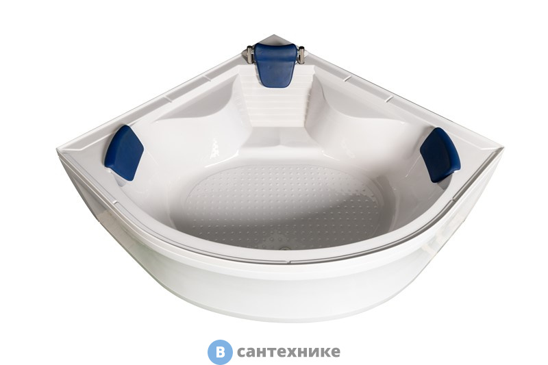 Ванна акриловая WEMOR 150/150/55 C полукруг 1500*1500*550 мм (10000000760)