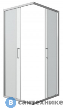 картинка Душевой уголок Bravat Drop BS090.2200A 900х900х2000 мм, без поддона