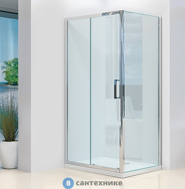 Душевой уголок Band Hours Chrome 812 (800х1200х2035)