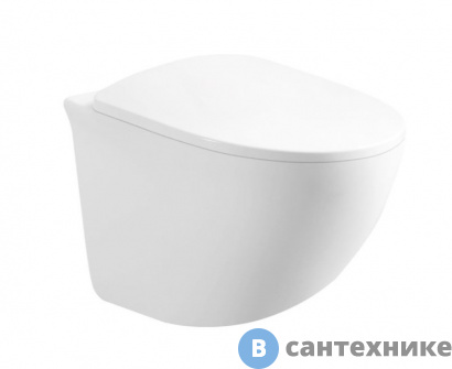 картинка Унитаз подвесной Art & MAX PESCARA AM016CHR безободковый, без сиденья