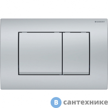 картинка Смывная клавиша Geberit Delta30 115.137.46.1, для двойного смыва: матовый хром