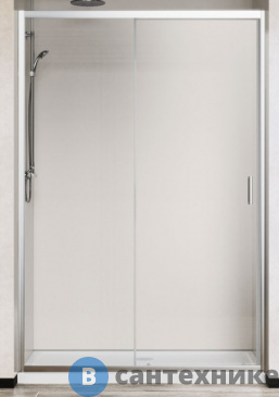 картинка Душевая дверь Vincea City VDS-5CT110CL, 1100, хром, стекло прозрачное